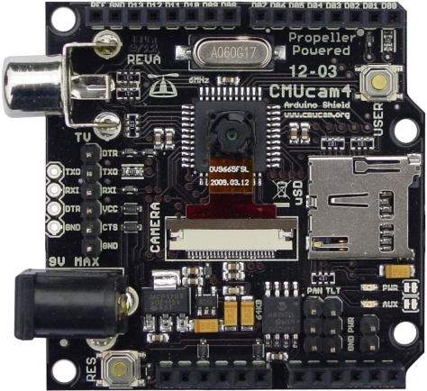 CMUcam4 Arduino Shield A Big - Rev A